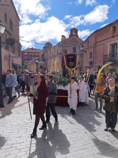 La procesión de la borriquilla en San Esteban. ANA HENANDO (1)