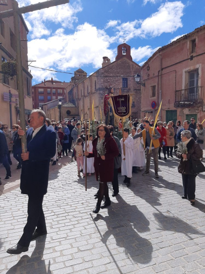 La procesión de la borriquilla en San Esteban. ANA HENANDO (14)