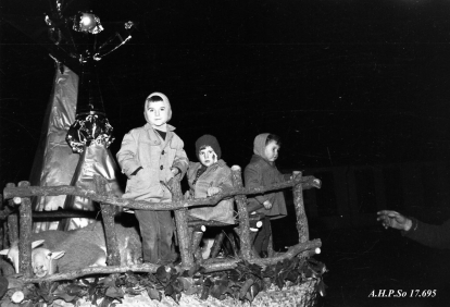 Cabalgata de los Reyes Magos en 1960