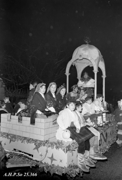 Cabalgata de Reyes Magos en los años 70