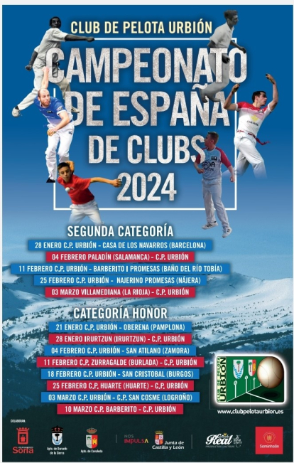 Calendario de partidos en este Nacional de clubes.