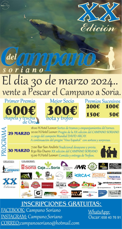 Cartel de la vigésima edición del Campano Soriano.