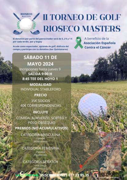 Cartel del Torneo que se disputa el día 11 en Rioseco de Soria.