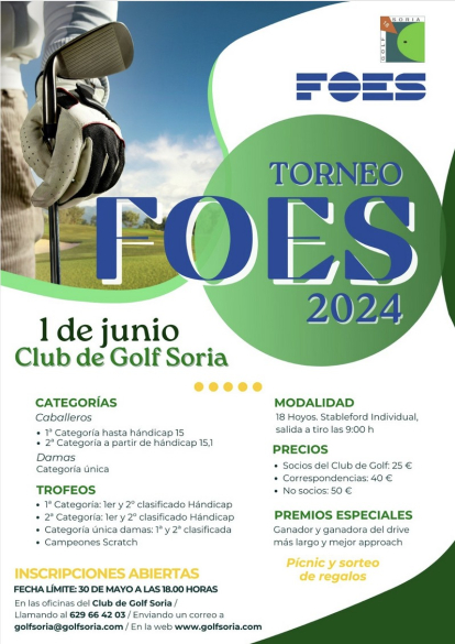 Cartel del torneo de este sábado.