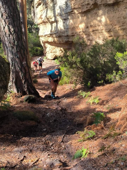 El espectáculo del trail tuvo lugar este domingo en Duruelo.