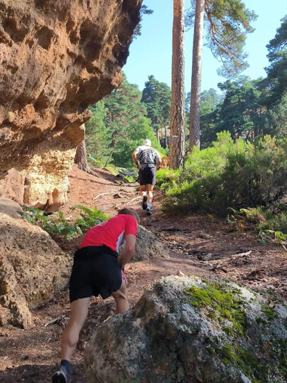 El espectáculo del trail tuvo lugar este domingo en Duruelo.