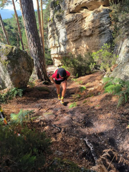 El espectáculo del trail tuvo lugar este domingo en Duruelo.