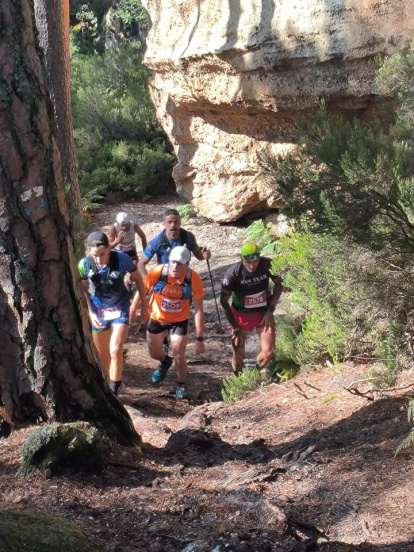 El espectáculo del trail tuvo lugar este domingo en Duruelo.