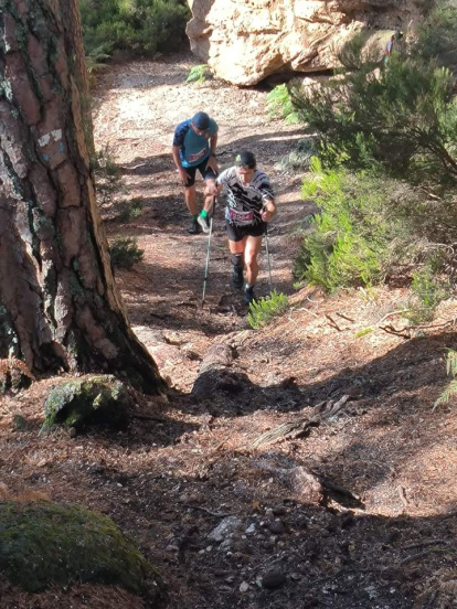 El espectáculo del trail tuvo lugar este domingo en Duruelo.