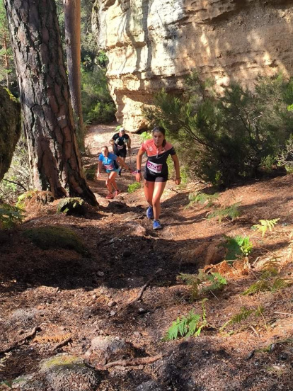 El espectáculo del trail tuvo lugar este domingo en Duruelo.