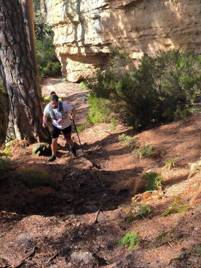 El espectáculo del trail tuvo lugar este domingo en Duruelo.