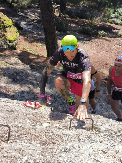 El espectáculo del trail tuvo lugar este domingo en Duruelo.