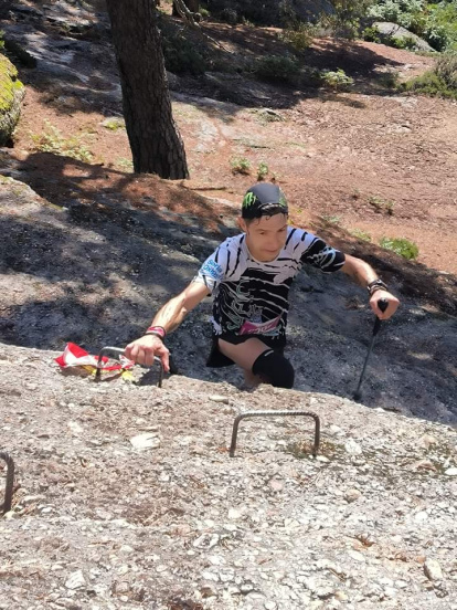 El espectáculo del trail tuvo lugar este domingo en Duruelo.