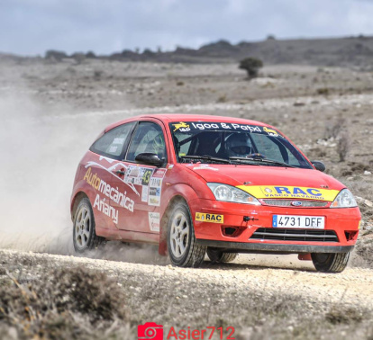 Los pilotos en el circuito de Almajano