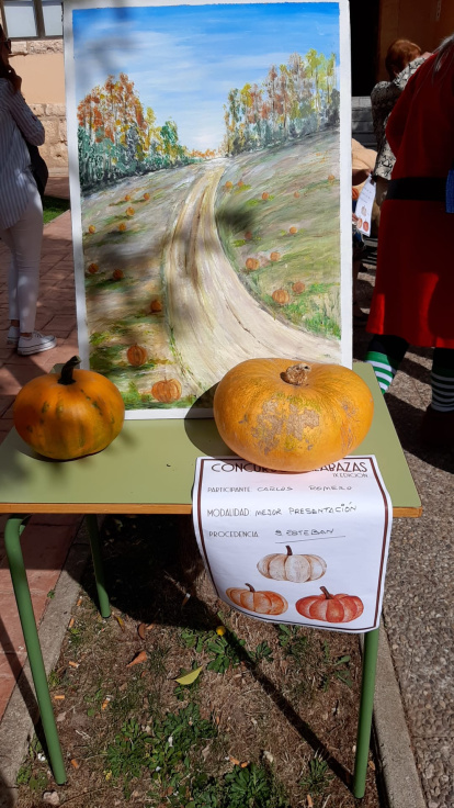 Concurso de calabazas en San Esteban.-A. H.