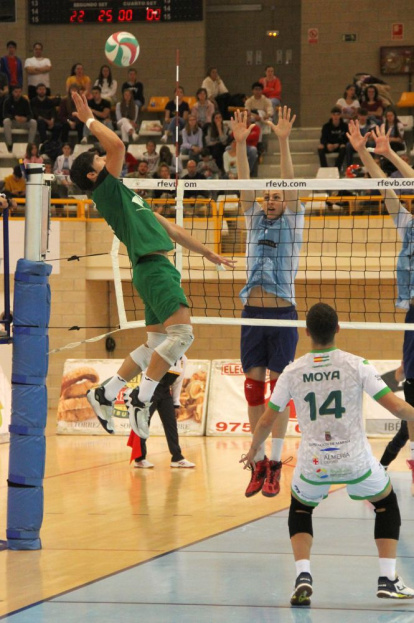 El Río Duero Voley, subcampeón de España junior ante Unicaja Almería. MARÍA MORALES