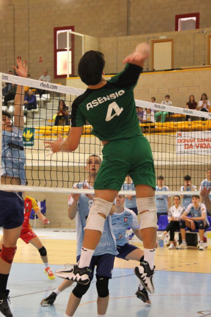 El Río Duero Voley, subcampeón de España junior ante Unicaja Almería. MARÍA MORALES