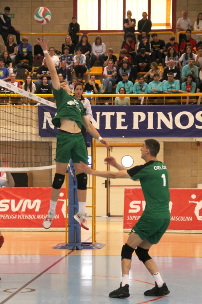 El Río Duero Voley, subcampeón de España junior ante Unicaja Almería. MARÍA MORALES