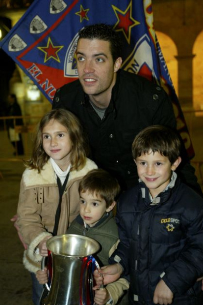 Celebración de la Copa del Rey lograda por el CMA Soria en 2008. HDS
