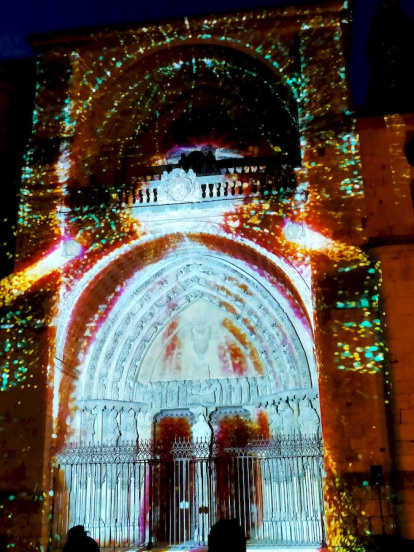 Videomapping en El burgo para conmemorar el aniversario de Las edades del hombre - ANA HERNANDO