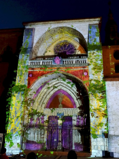 Videomapping en El burgo para conmemorar el aniversario de Las edades del hombre - ANA HERNANDO