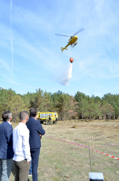 Inauguración de la feria forestal Cabforest en Cabrejas del Pinar, Soria. RAQUEL FERNÁNDEZ