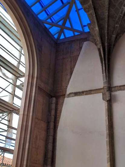 Obras en la iglesia de Santa María de Yanguas de Ágreda. HDS (4)