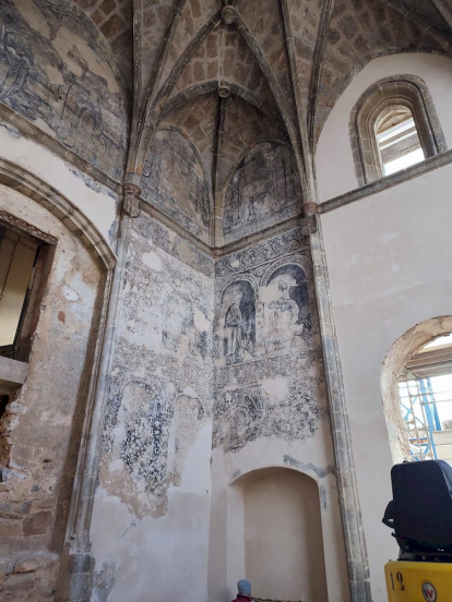 Obras en la iglesia de Santa María de Yanguas de Ágreda. HDS (7)
