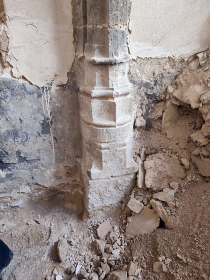 Obras en la iglesia de Santa María de Yanguas de Ágreda. HDS (11)