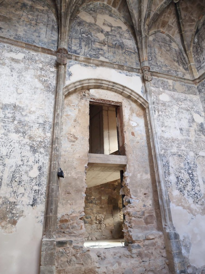 Obras en la iglesia de Santa María de Yanguas de Ágreda. HDS (14)