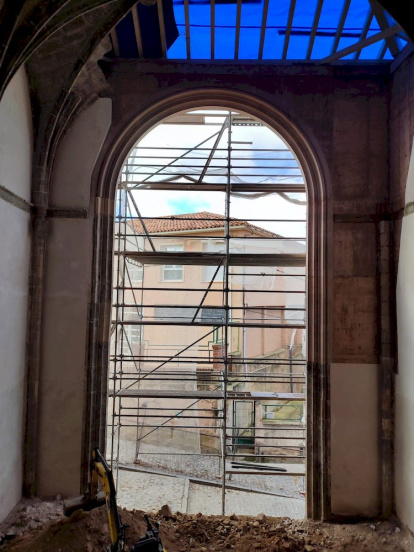 Obras en la iglesia de Santa María de Yanguas de Ágreda. HDS (17)