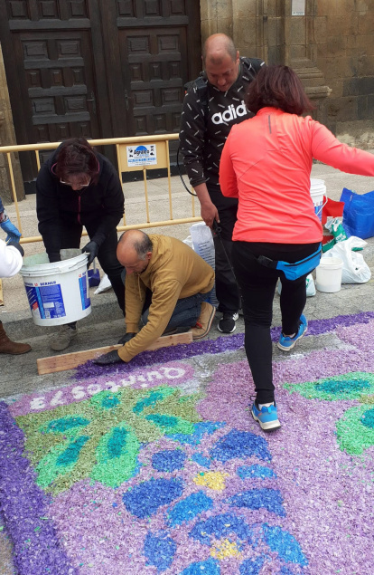 Alfombra floral en Ágreda.-HDS