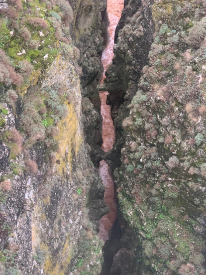 Crecida del río Lobos en el Cañón.-FÉLIX BARRIO