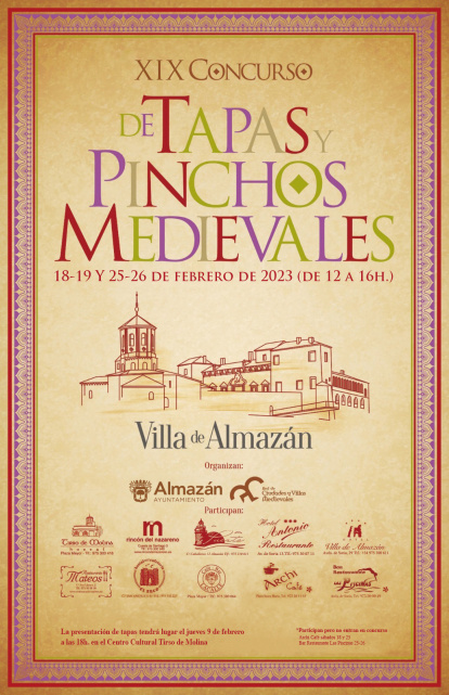 Cartel Concurso de Tapas Medievales Almazán