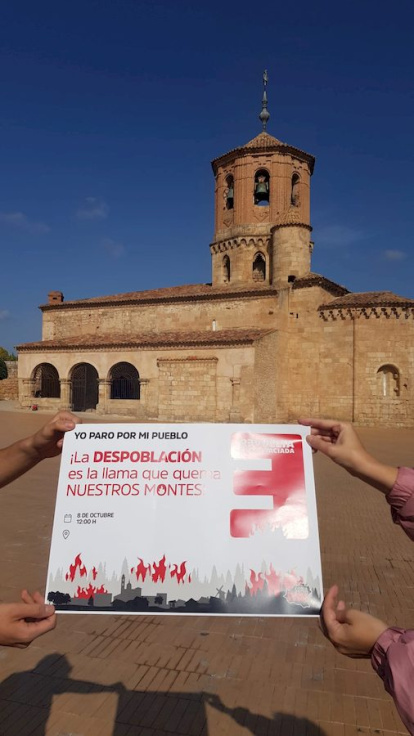 La despoblación es la llama que quema nuestros montes Almazan