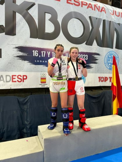 Éxito del Kickboxing Soria en el Nacional con dos medallas de plata.