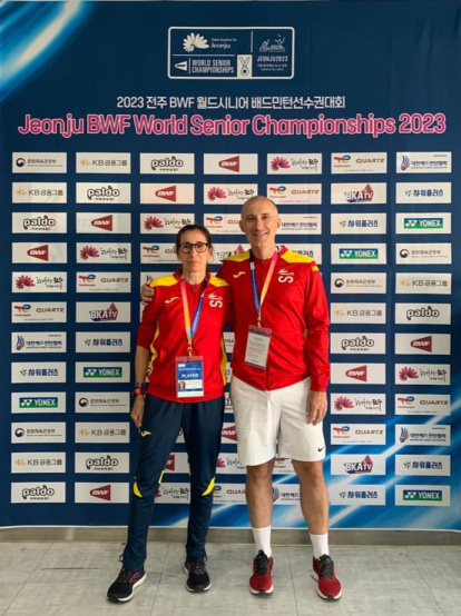 Doble mixto de Santiago Martínez y Beatriz Martin.