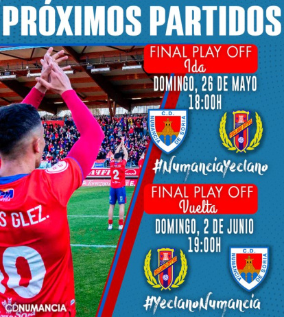 Horarios de los partido ante el Yeclano.