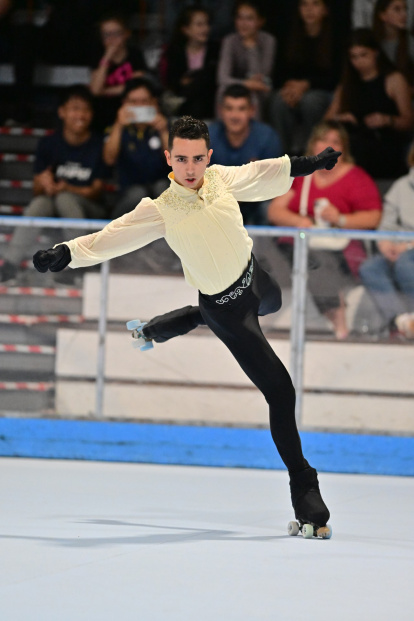 Héctor Díez durante uno de los ejercicios.
