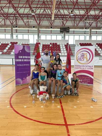 El Club Patín Soria suma seis medallas en el Campeonato de Castilla y León.