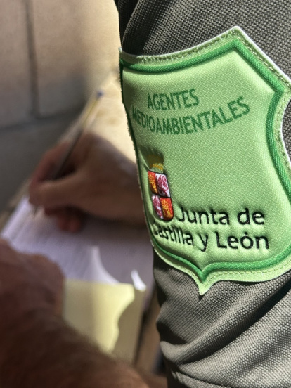 Los agentes mediambientales de la Junta se encargaron del rescate.