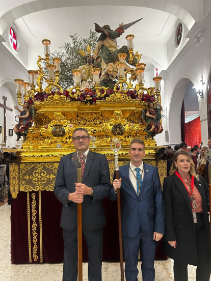 La Cofradía de la Oración en el Huerto de Soria se reúne en Sevilla con sus homólogas.