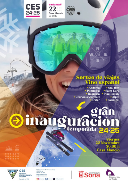 Cartel de la fiesta inauguración del CES.