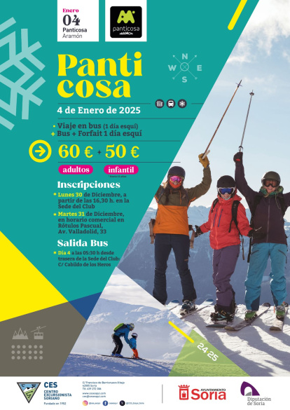 Cartel de la excursión a Panticosa.