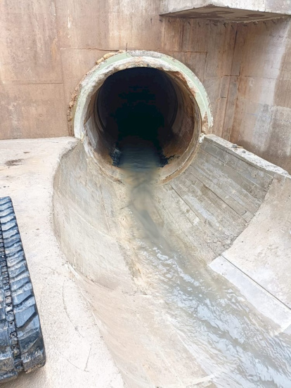 Las nuevas infraestructuras ya limpian las aguas de la ciudad