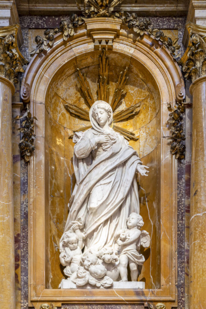 Inmaculada de la capilla Palafox en la Catedral de El Burgos de Osma.