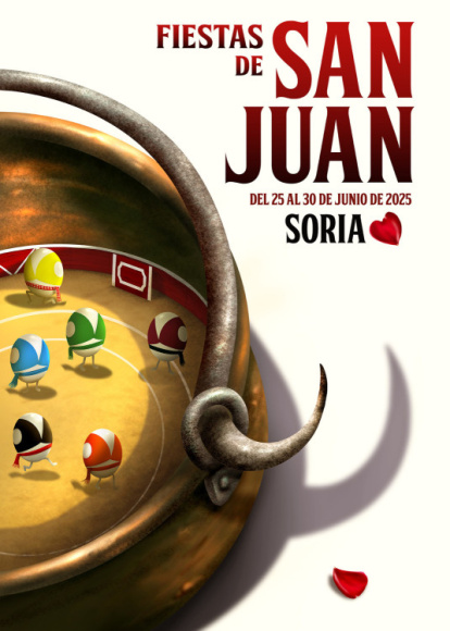 Carteles presentados a concurso para San Juan 2025.