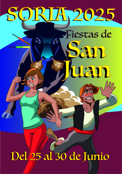 Carteles presentados a concurso para San Juan 2025.