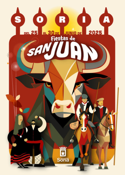 Carteles presentados a concurso para San Juan 2025.