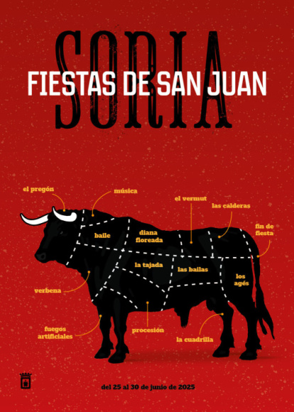 Carteles presentados a concurso para San Juan 2025.